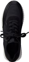 Versatile MARCO TOZZI women's lace-up sneakers 2-2-23747-20 098 Black