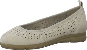 Comfortable Tamaris ballerina slip-on shoes for women 8-8-82101-20 400 Beige