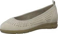 Comfortable Tamaris ballerina slip-on shoes for women 8-8-82101-20 400 Beige