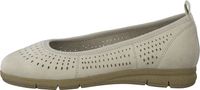 Comfortable Tamaris ballerina slip-on shoes for women 8-8-82101-20 400 Beige