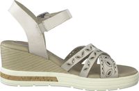 Trendy Tamaris sandals, women's sandals 8-8-88306-20 109 White