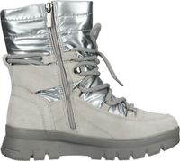 Elegant Tamaris ankle boots, lace-up shoes for women, 8-8-86413-29, 204 Grey