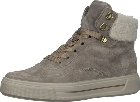 Comfortable ara ankle boots, lace-up shoes for women, 12-27409-8, beige