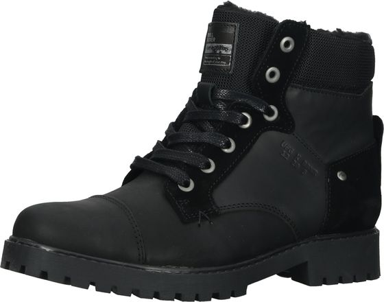 High-quality BULLBOXER ankle boots, lace-up shoes for boys ALL518E6LA BKBKK Black