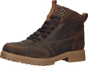 Trendy BULLBOXER ankle boots, lace-up shoes for boys ALL527E6L COGNK Brown