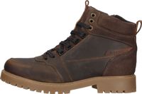 Trendy BULLBOXER ankle boots, lace-up shoes for boys ALL527E6L COGNK Brown