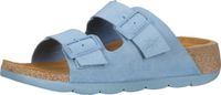 Comfortable FLY London women's slip-on mules P144721 007 Blue