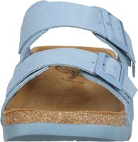Comfortable FLY London women's slip-on mules P144721 007 Blue