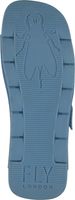 Comfortable FLY London women's slip-on mules P144721 007 Blue