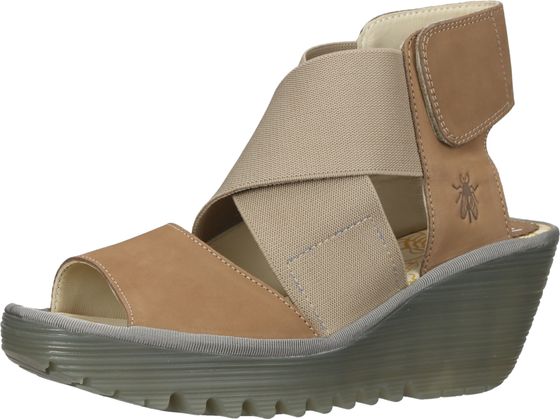 Versatile FLY London sandals, women's sandals P501385 010 Brown