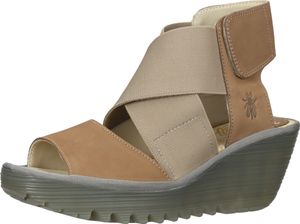 Versatile FLY London sandals, women's sandals P501385 010 Brown