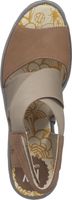 Versatile FLY London sandals, women's sandals P501385 010 Brown