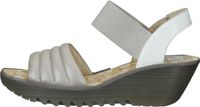 Comfortable FLY London sandals, slip-on shoes for women P501414 001 silver