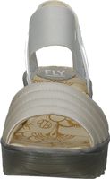 Comfortable FLY London sandals, slip-on shoes for women P501414 001 silver