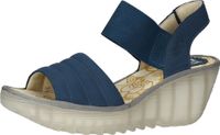 Elegant FLY London sandals, slip-on shoes for women, P501414 002, blue