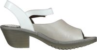 Sporty FLY London sandals, women's sandals P501439 001 silver