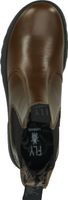 Trendy FLY London ankle boots, slip-on shoes for women P144789 005 Brown