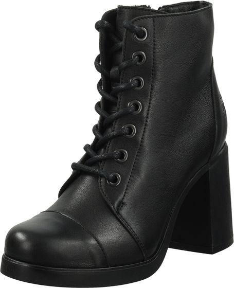 Elegant FLY London ankle boots, lace-up shoes for women P144989 000 Black