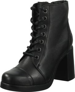 Elegant FLY London ankle boots, lace-up shoes for women P144989 000 Black