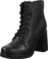 Elegant FLY London ankle boots, lace-up shoes for women P144989 000 Black