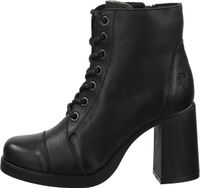 Elegant FLY London ankle boots, lace-up shoes for women P144989 000 Black