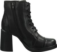 Elegant FLY London ankle boots, lace-up shoes for women P144989 000 Black