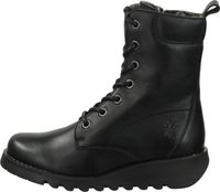 Sporty FLY London ankle boots, lace-up shoes for women P145015 000 Black