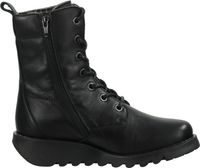 Sporty FLY London ankle boots, lace-up shoes for women P145015 000 Black