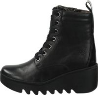 Fashionable FLY London ankle boots, lace-up shoes for women P501329 011 Black