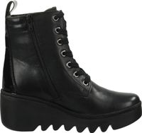 Fashionable FLY London ankle boots, lace-up shoes for women P501329 011 Black