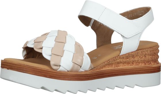 Sandales Gabor tendance, sandales femme 22.089.01, blanches