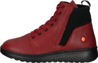Bequeme softinos Stiefelette Schnürschuhe für Damen P900713 004 Rot