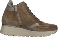 Cómodas zapatillas de mujer Waldläufer con cordones 793801 201 830 Beige
