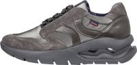 Elegante CallagHan Sneaker Schnürschuhe für Damen 45808 GRIS/GREY Grau
