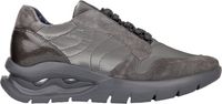 Elegante CallagHan Sneaker Schnürschuhe für Damen 45808 GRIS/GREY Grau