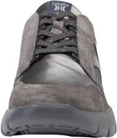 Elegante CallagHan Sneaker Schnürschuhe für Damen 45808 GRIS/GREY Grau