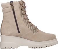Sportliche CallagHan Stiefelette Schnürschuhe für Damen 27212 CASTOR Beige
