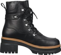 Komfortable ILC Stiefelette Schnürschuhe für Damen C46-8940 -01 Schwarz