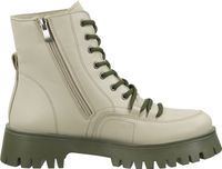 Hochwertige ILC Stiefelette Schnürschuhe für Damen C48-4721-04 -05 Beige