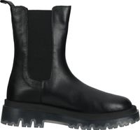 Bequeme LAZAMANI Stiefelette Schlupfschuhe für Damen 67.071 black Schwarz