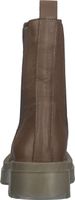 Bottines élégantes LAZAMANI, chaussures à enfiler pour femmes, 67.071 beige taupe