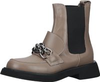 Sportliche LAZAMANI Stiefelette Schlupfschuhe für Damen 68.046 taupe Beige