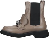 Sportliche LAZAMANI Stiefelette Schlupfschuhe für Damen 68.046 taupe Beige