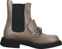 Sportliche LAZAMANI Stiefelette Schlupfschuhe für Damen 68.046 taupe Beige