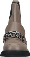 Sportliche LAZAMANI Stiefelette Schlupfschuhe für Damen 68.046 taupe Beige