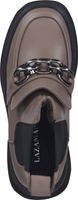 Sportliche LAZAMANI Stiefelette Schlupfschuhe für Damen 68.046 taupe Beige