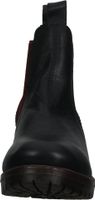 Modische LAZAMANI Stiefelette Schlupfschuhe für Damen 68002 black-red Schwarz