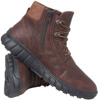 Comfortable Ganter ankle boots, lace-up shoes for women, 4-201470 2200, brown