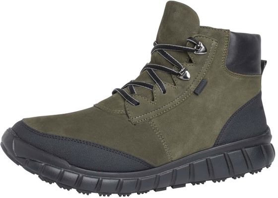 Elegant Ganter ankle boots, lace-up shoes for women, 4-201478 5901 olive