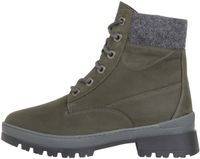 Trendy Ganter ankle boots, lace-up shoes for women, 4-205012 5900 olive